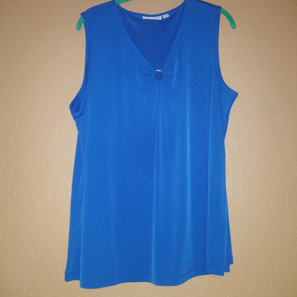 Womans tank top xl blue